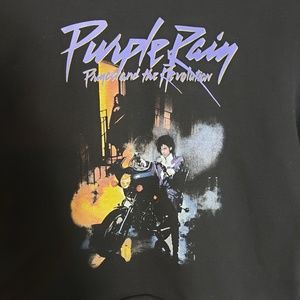 Prince Purple Rain Ladies XS Long Sleeve Sweater